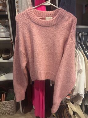 H&M Blush Pink Crewneck Sweater